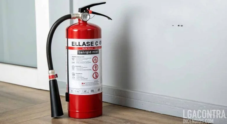 Extintor rodante clase C 35kg para equipos eléctricos — LGA