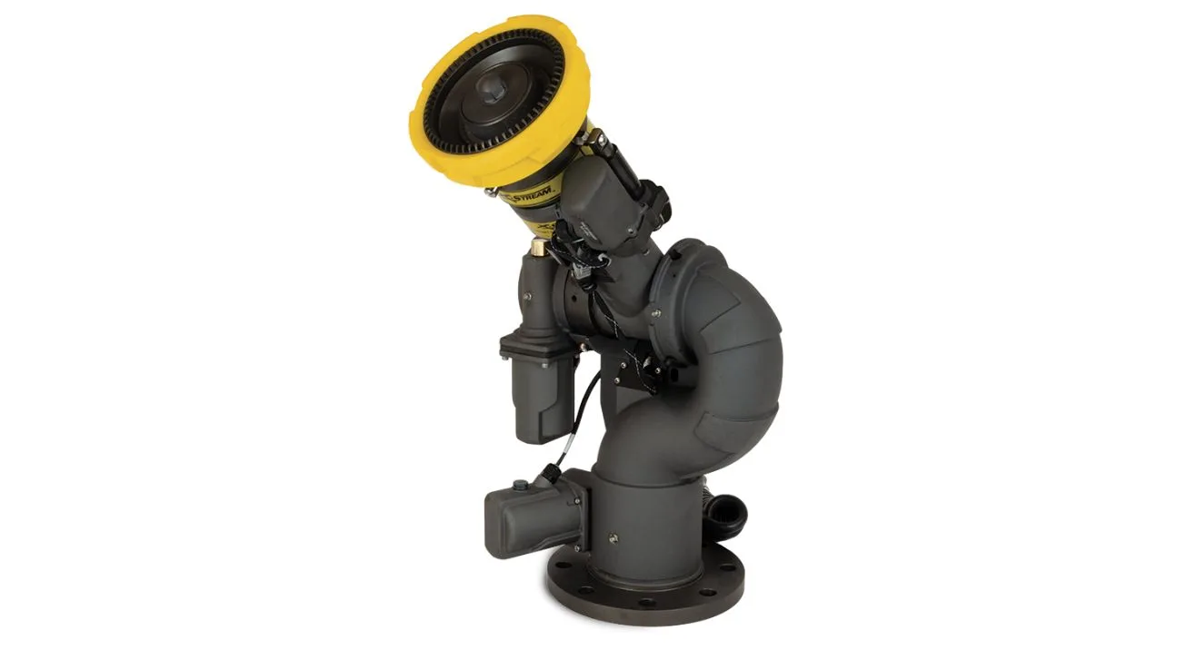 Monitor compacto BrushHawk Elkhart Brass modelo 8495-01 con boquilla eléctrica