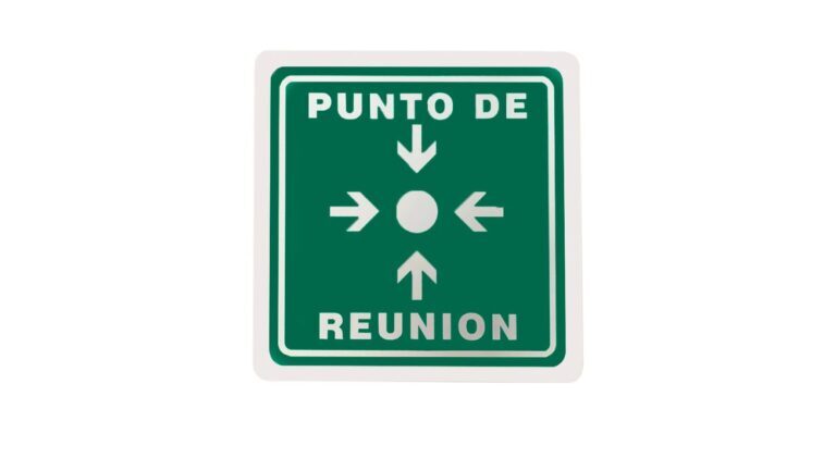 Señalización de salvación punto de reunión fotoluminiscente — LGA