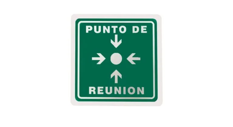 Señalización de salvación punto de reunión fotoluminiscente — LGA