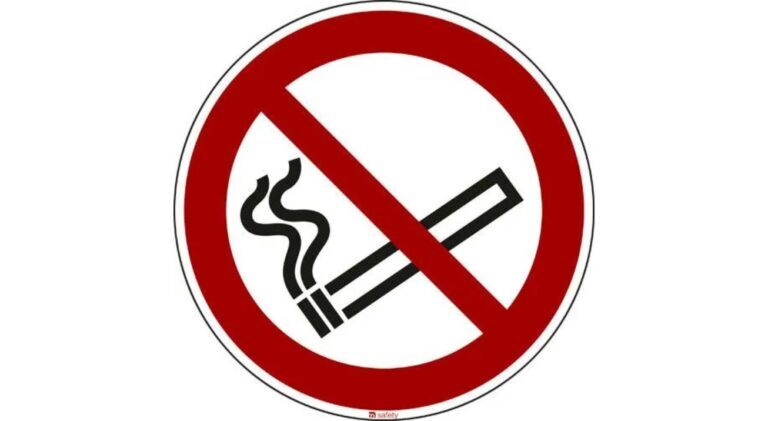 Señal prohibido fumar fotoluminiscente NOM — LGA Querétaro