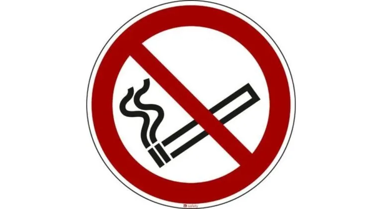 Señal prohibido fumar fotoluminiscente NOM — LGA Querétaro